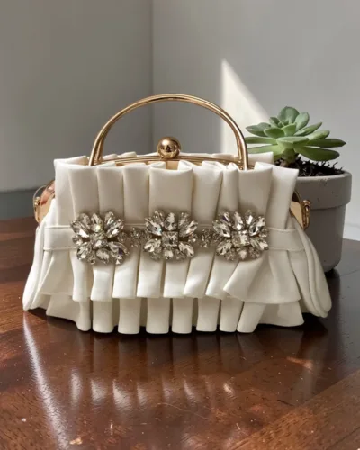 white clutch bags for women