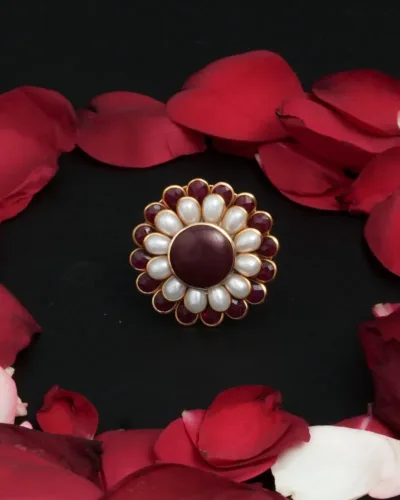 Traditional pachi work ring