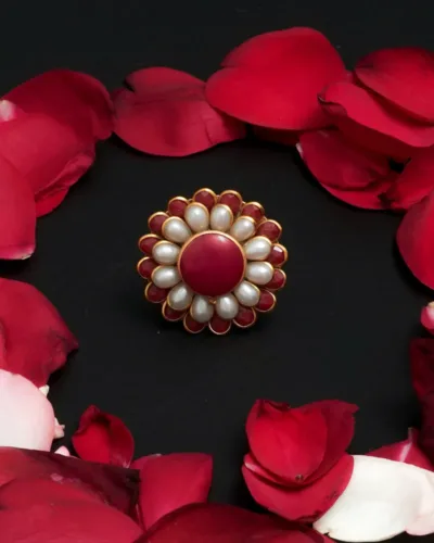 Traditional pachi work ring