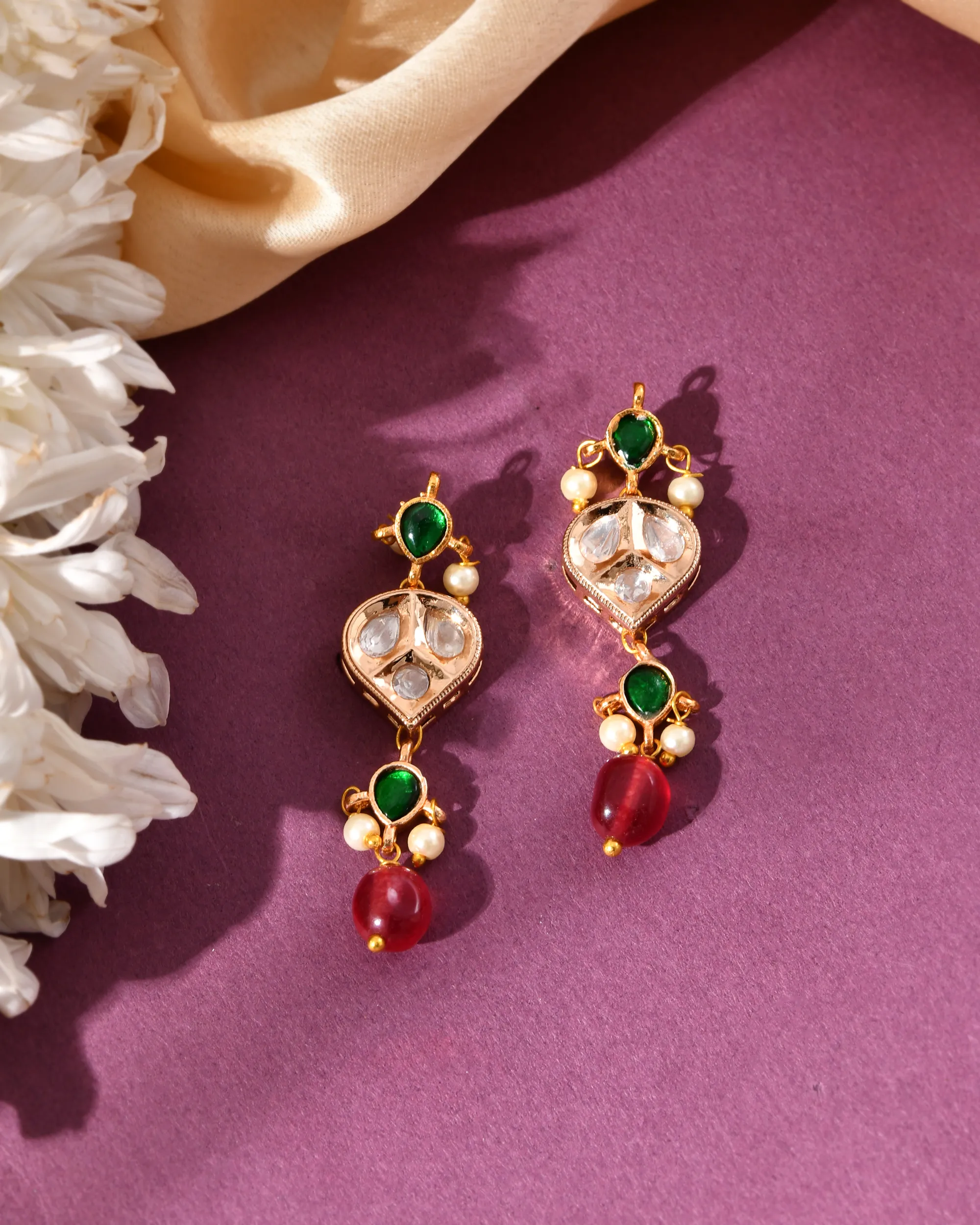 rajasthani jewellery full set with earrings