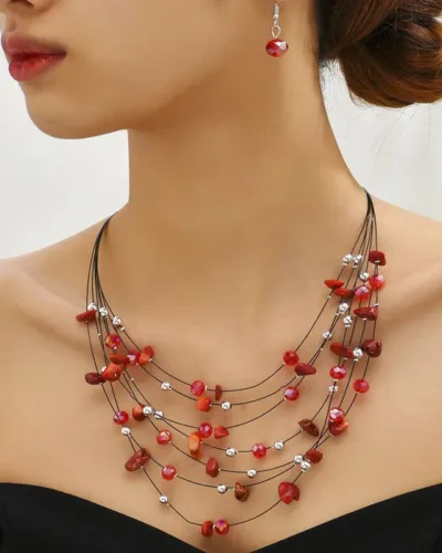 This stunning and beautiful mala give elegant and prety look