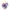 stylish resin art smart look heart shape purple pendant with anti tarnish gold plated chain