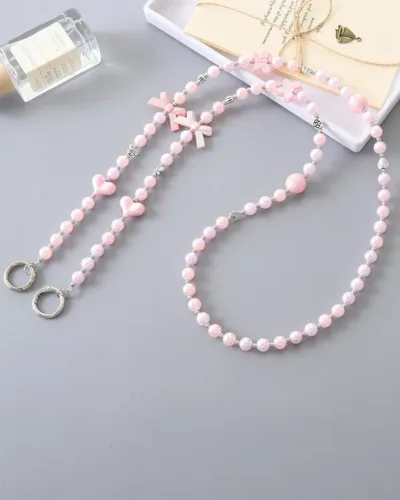 Beautiful and trendy pearls mobile strip