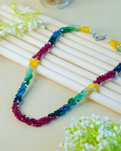 A beautiful New cut crystal multicolour beads