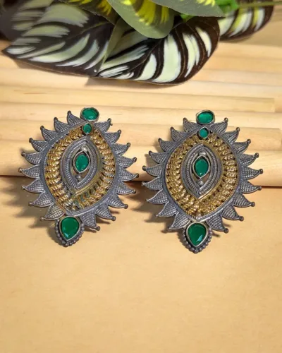 Premium Oxidized Silver Earrings for Women