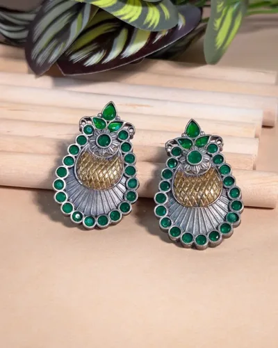 Antique Finish Oxidized Earrings Trendy & Stylish