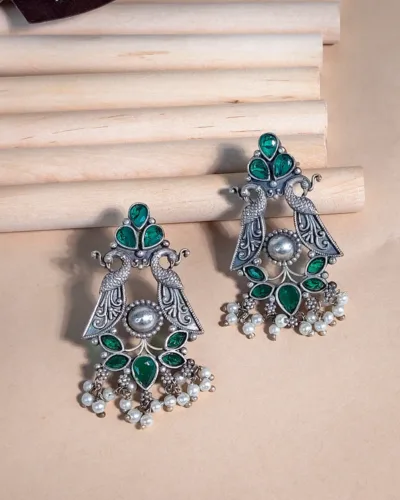 Festive Oxidized Earrings for Women