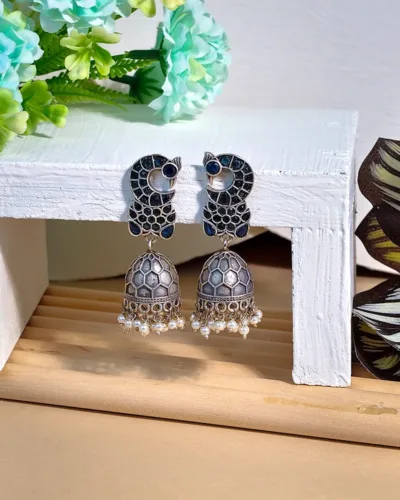 Lightweight Oxidized Earrings