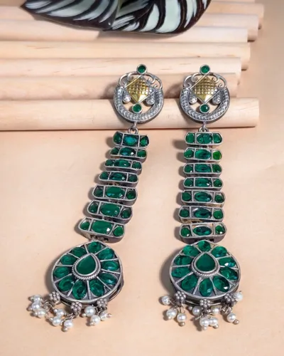 Oxidized Earrings for Festive & Party Wear