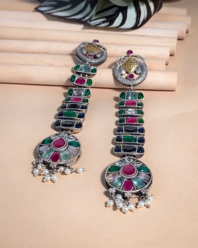 Oxidized Earrings for Festive & Party Wear