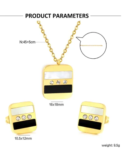 Elegant Anti Tanishq Pendant Set Gold Finish with Crystal Accents