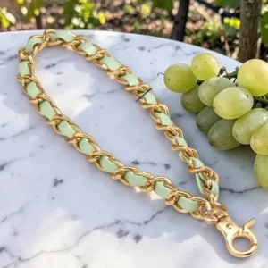 Green Phone Chain Charm Strap Fashion Mobile Accessory