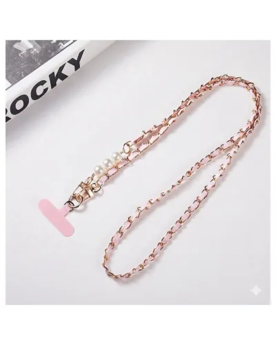 Luxury Braided Chain Phone Charm Strap for Smartphones and Bags