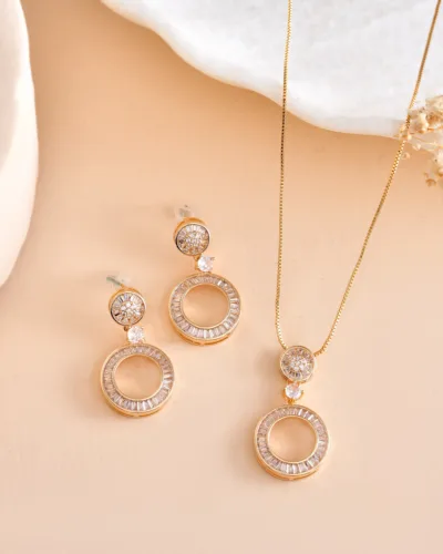 Gold plated  Pendant set for  luxurious and Premium look